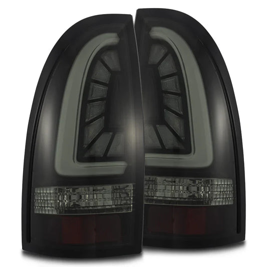 AlphaRex (PRO-Series) 2005-2015 Toyota Tacoma LED Tail Lights - Jet Black