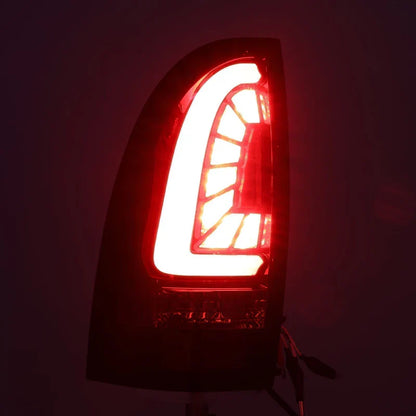 AlphaRex (PRO-Series) 2005-2015 Toyota Tacoma LED Tail Lights - Jet Black