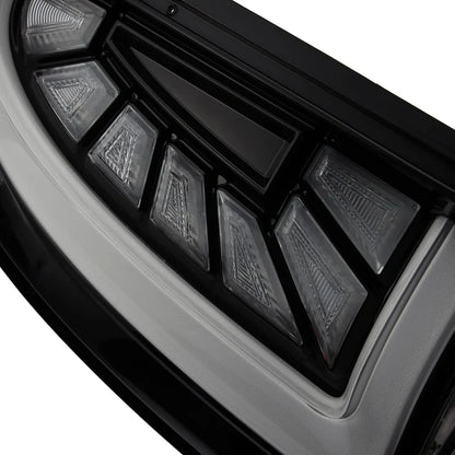 AlphaRex (PRO-Series) 2005-2015 Toyota Tacoma LED Tail Lights - Jet Black