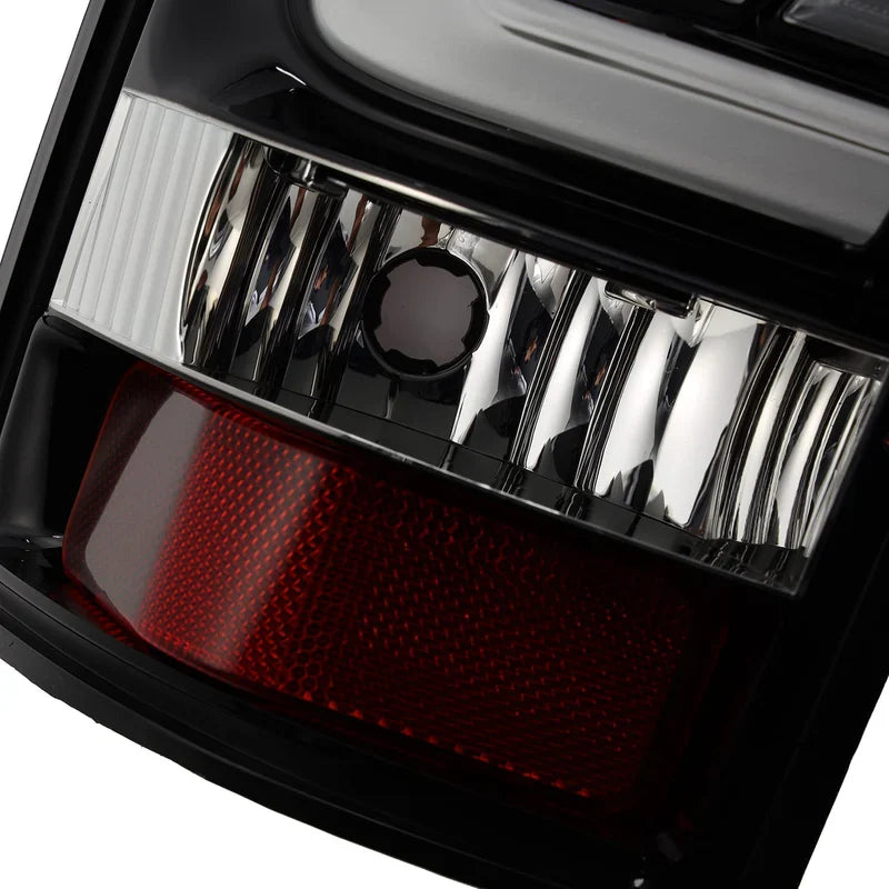 AlphaRex (PRO-Series) 2005-2015 Toyota Tacoma LED Tail Lights - Jet Black