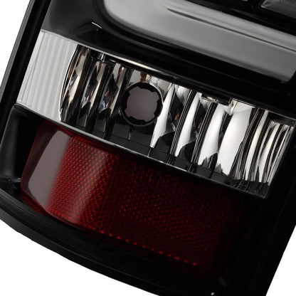 AlphaRex (PRO-Series) 2005-2015 Toyota Tacoma LED Tail Lights - Jet Black