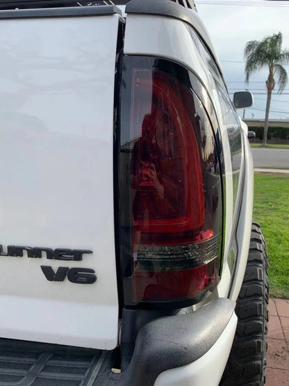 AlphaRex (PRO-Series) 2005-2015 Toyota Tacoma LED Tail Lights - Red Smoke