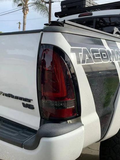 AlphaRex (PRO-Series) 2005-2015 Toyota Tacoma LED Tail Lights - Red Smoke