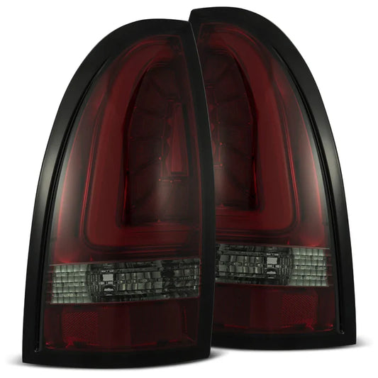 AlphaRex (PRO-Series) 2005-2015 Toyota Tacoma LED Tail Lights - Red Smoke