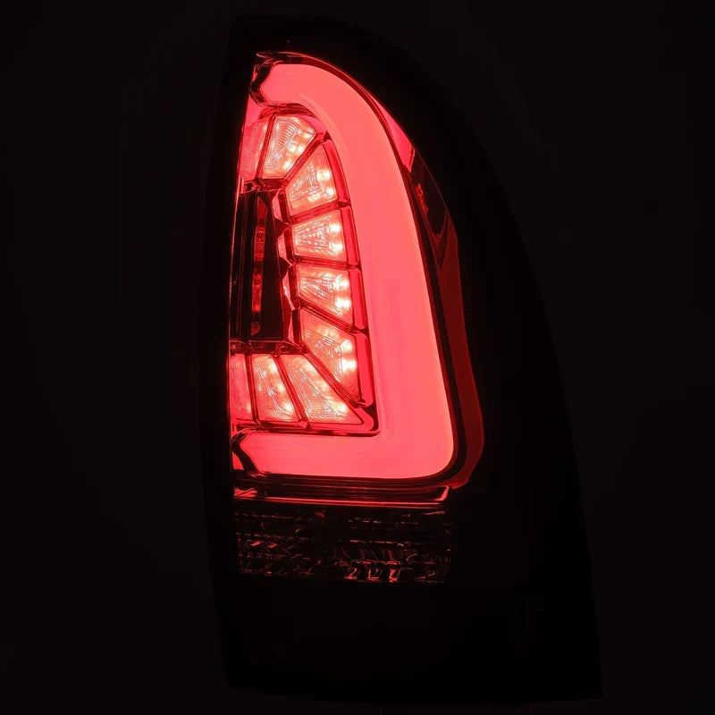 AlphaRex (PRO-Series) 2005-2015 Toyota Tacoma LED Tail Lights - Red Smoke