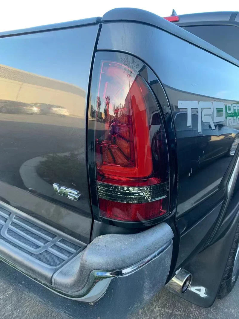 AlphaRex (PRO-Series) 2005-2015 Toyota Tacoma LED Tail Lights - Red Smoke