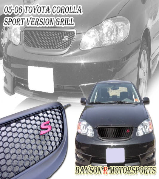Sport Style Front Grille For 2005-2006 Toyota Corolla