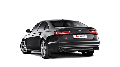 Akrapovic Audi C7 S7 Sportback Evolution Exhaust System w/ Carbon Tips (Titanium)