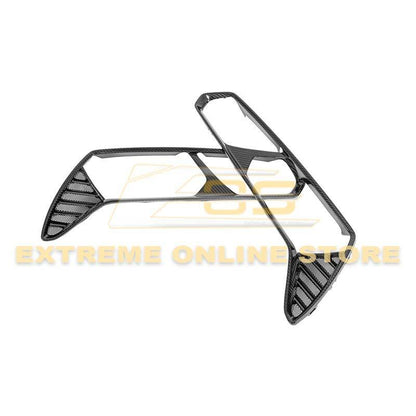 Corvette C7 DRY CARBON FIBER Rear Tail Light Bezels