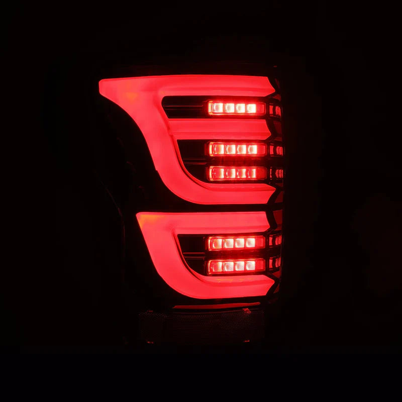 AlphaRex (LUXX-Series) 2007-2013 Toyota Tundra LED Tail Lights - Alpha Black