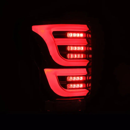 AlphaRex (LUXX-Series) 2007-2013 Toyota Tundra LED Tail Lights - Alpha Black