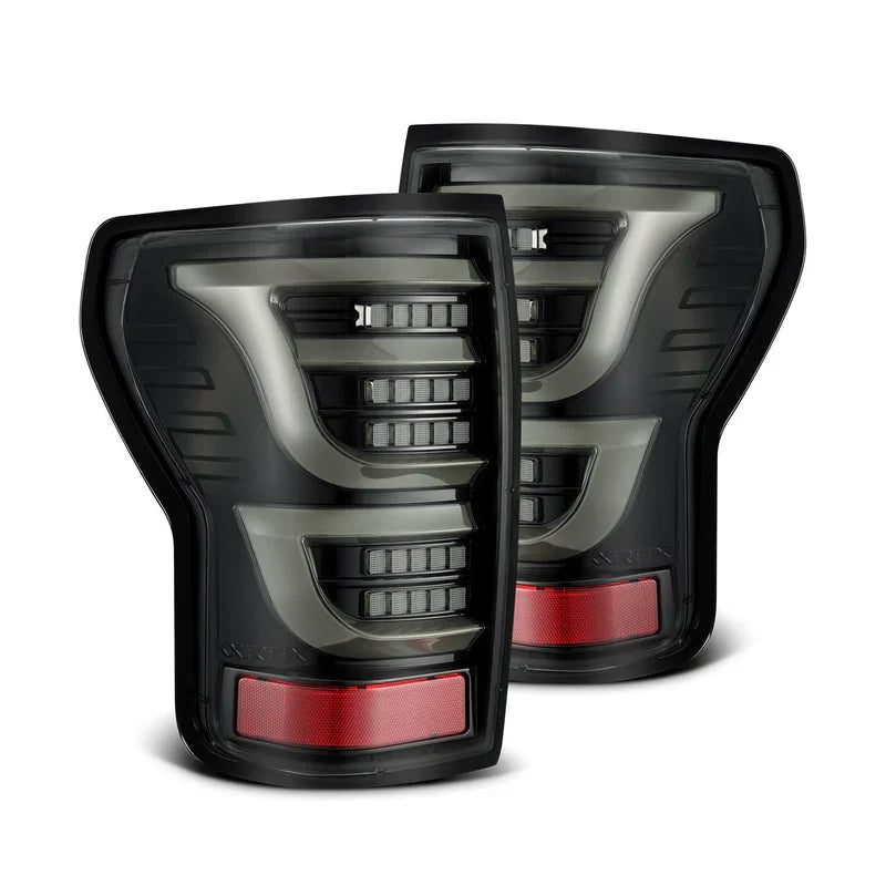 AlphaRex (LUXX-Series) 2007-2013 Toyota Tundra LED Tail Lights - Alpha Black