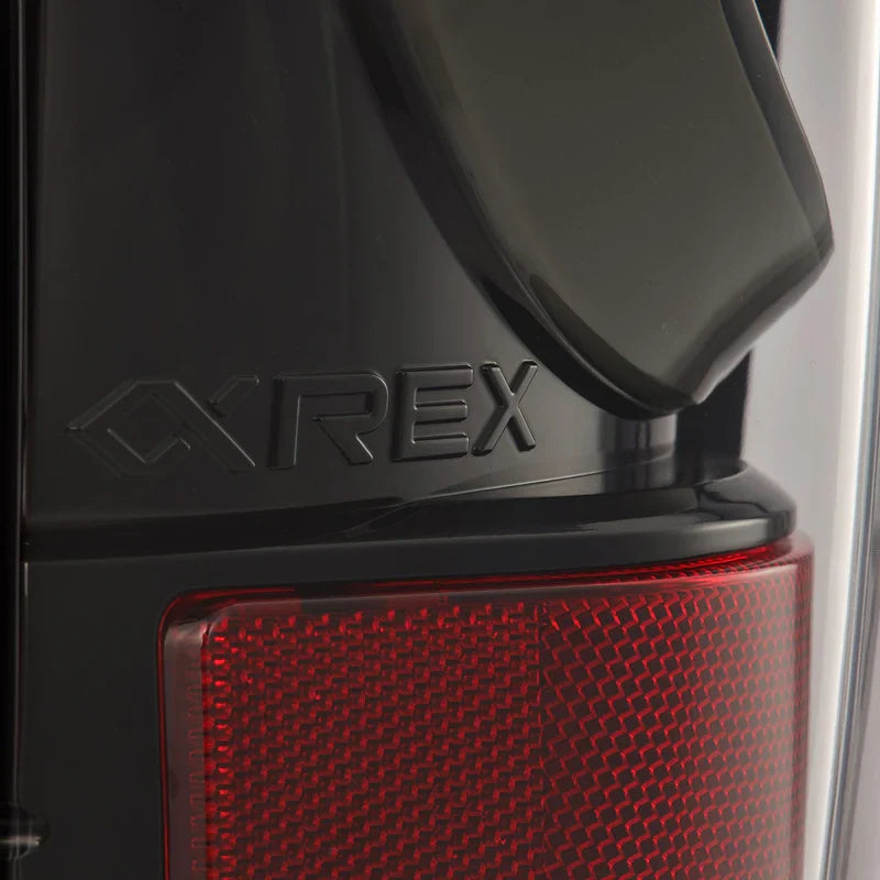 AlphaRex (LUXX-Series) 2007-2013 Toyota Tundra LED Tail Lights - Alpha Black