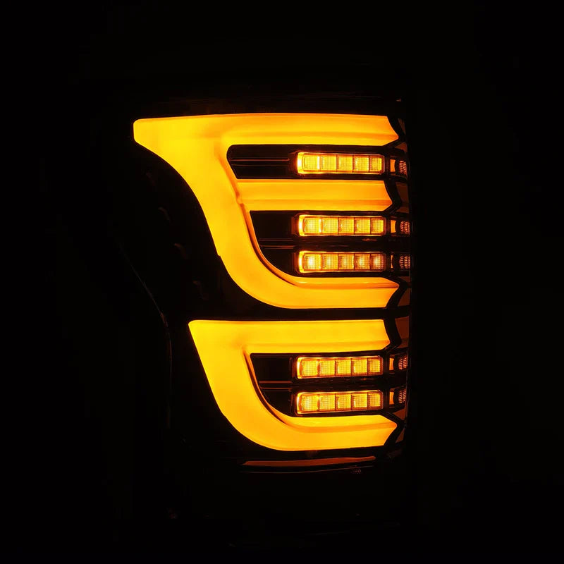 AlphaRex (LUXX-Series) 2007-2013 Toyota Tundra LED Tail Lights - Alpha Black