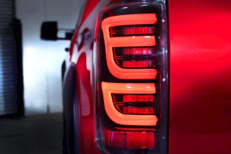 AlphaRex (LUXX-Series) 2007-2013 Toyota Tundra LED Tail Lights - Alpha Black