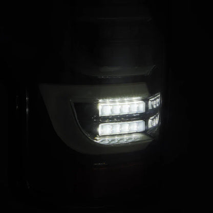 AlphaRex (LUXX-Series) 2007-2013 Toyota Tundra LED Tail Lights - Alpha Black