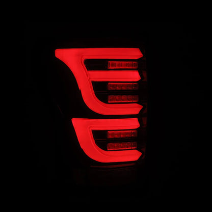 AlphaRex (LUXX-Series) 2007-2013 Toyota Tundra LED Tail Lights - Red Black
