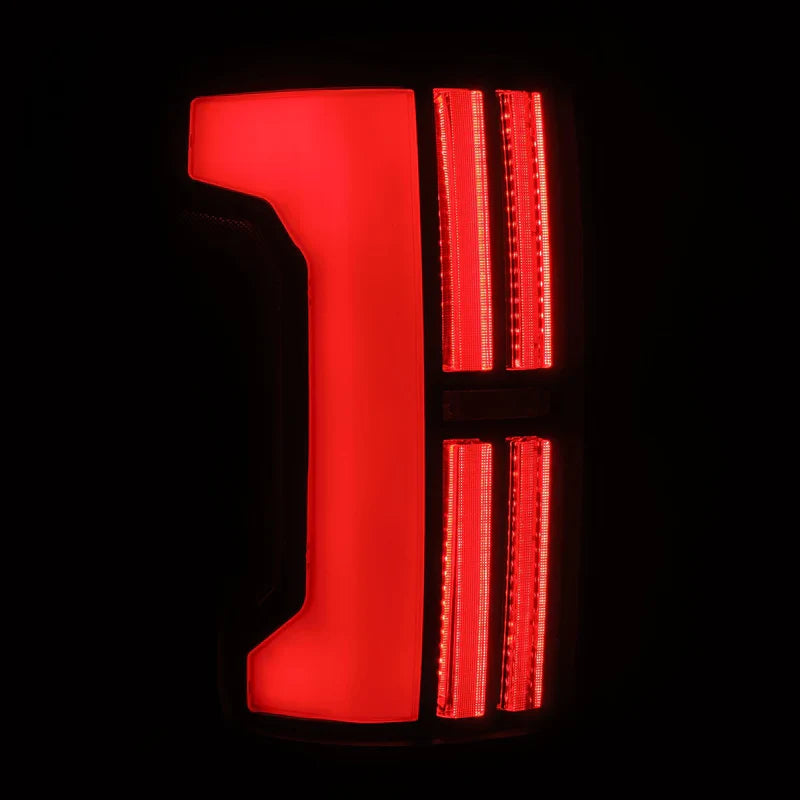 AlphaRex (NOVA-Series) 2007-2013 Toyota Tundra Prismatic LED Tail Lights - Alpha-Black