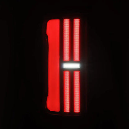AlphaRex (NOVA-Series) 2007-2013 Toyota Tundra Prismatic LED Tail Lights - Alpha-Black