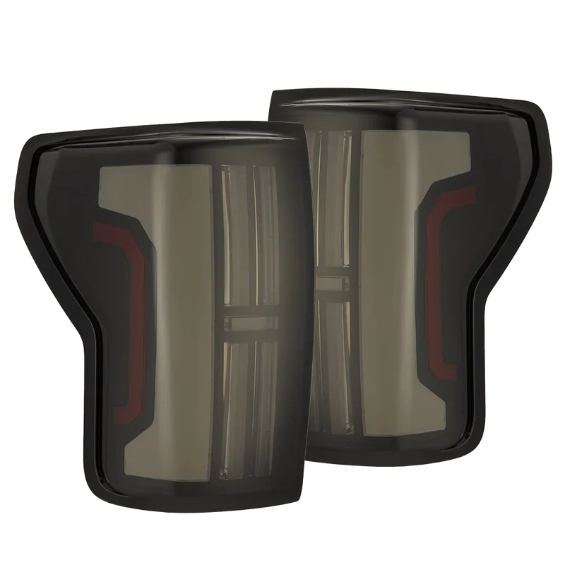AlphaRex (NOVA-Series) 2007-2013 Toyota Tundra Prismatic LED Tail Lights - Alpha-Black
