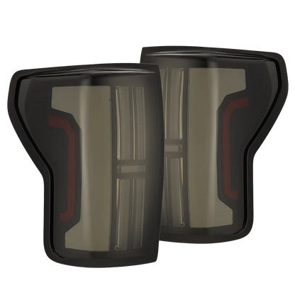 AlphaRex (NOVA-Series) 2007-2013 Toyota Tundra Prismatic LED Tail Lights - Alpha-Black