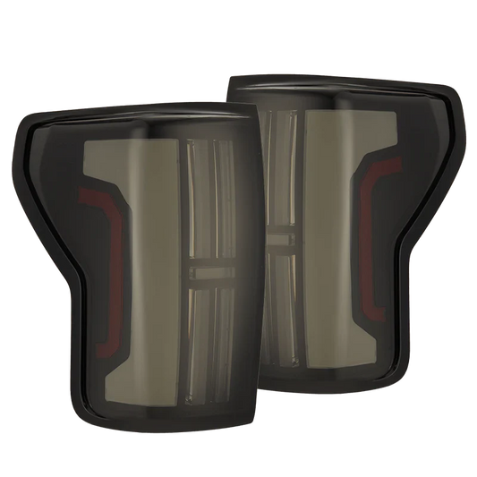 AlphaRex (NOVA-Series) 2007-2013 Toyota Tundra Prismatic LED Tail Lights - Alpha-Black