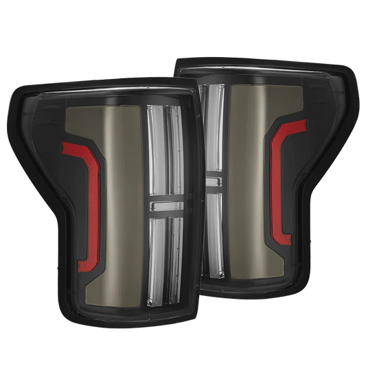 AlphaRex (NOVA-Series) 2007-2013 Toyota Tundra Prismatic LED Tail Lights - Black