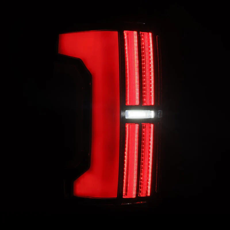 AlphaRex (NOVA-Series) 2007-2013 Toyota Tundra Prismatic LED Tail Lights - Black