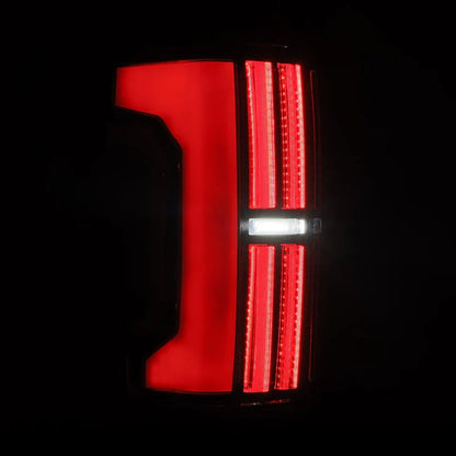 AlphaRex (NOVA-Series) 2007-2013 Toyota Tundra Prismatic LED Tail Lights - Black