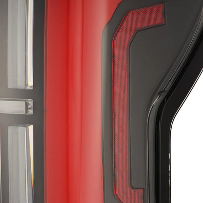 AlphaRex (NOVA-Series) 2007-2013 Toyota Tundra Prismatic LED Tail Lights - Black-Red