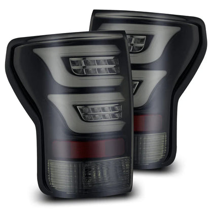 AlphaRex (PRO-Series) 2007-2013 Toyota Tundra LED Tail Lights - Jet Black