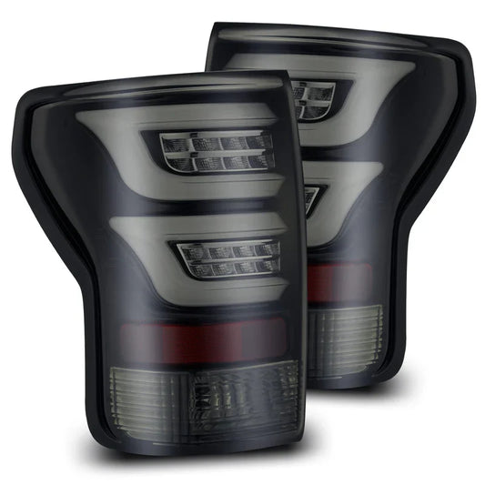 AlphaRex (PRO-Series) 2007-2013 Toyota Tundra LED Tail Lights - Jet Black