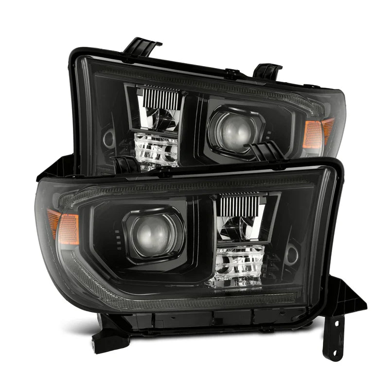 AlphaRex (LUXX-Series) 2007-2013 Toyota Tundra/2008-2017 Toyota Sequoia G2 LED Projector Headlights with Level Adjuster - Alpha-Black