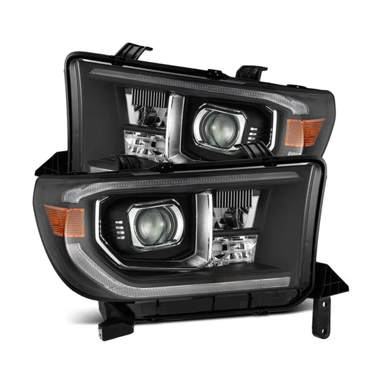 AlphaRex (LUXX-Series) 2007-2013 Toyota Tundra/2008-2017 Toyota Sequoia G2 LED Projector Headlights with Level Adjuster - Black