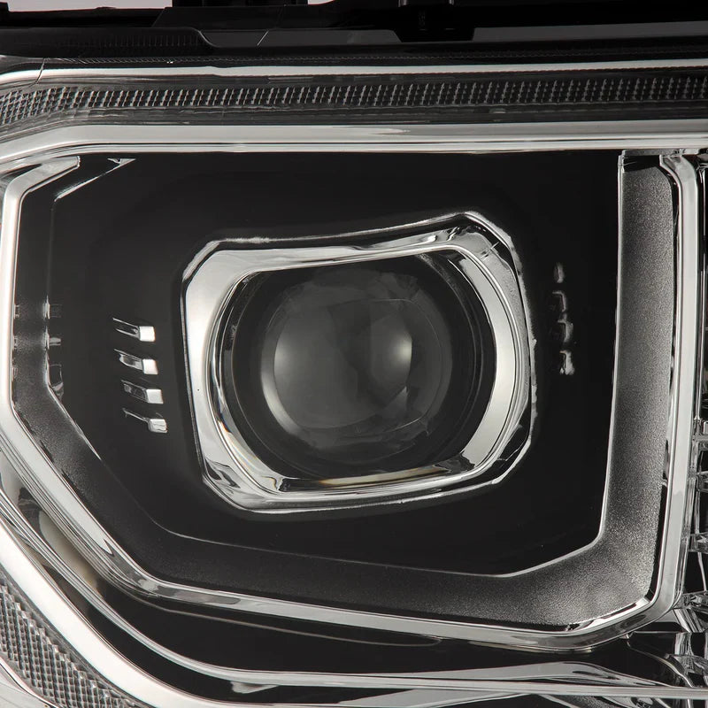 AlphaRex (LUXX-Series) 2007-2013 Toyota Tundra/2008-2017 Toyota Sequoia G2 LED Projector Headlights with Level Adjuster - Chrome