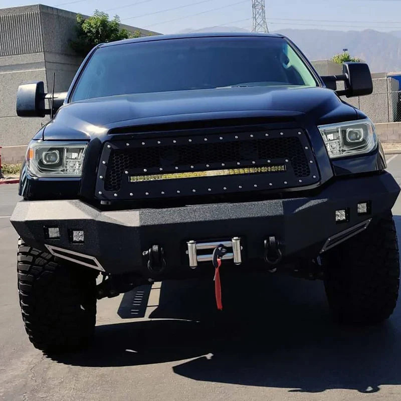 AlphaRex (LUXX-Series) 2007-2013 Toyota Tundra/2008-2017 Toyota Sequoia G2 LED Projector Headlights with Level Adjuster - Chrome