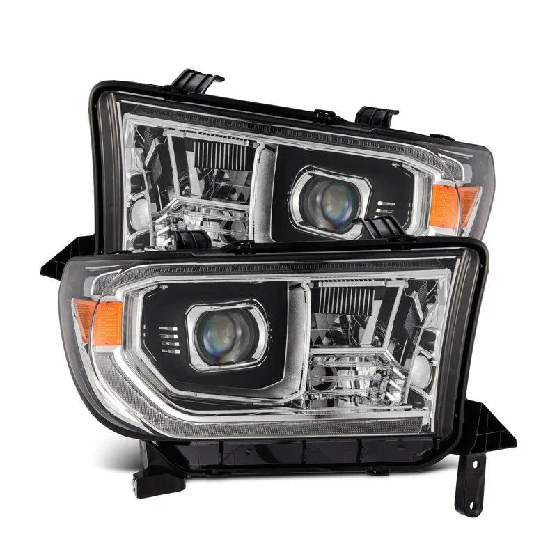 AlphaRex (LUXX-Series) 2007-2013 Toyota Tundra/2008-2017 Toyota Sequoia G2 LED Projector Headlights with Level Adjuster - Chrome