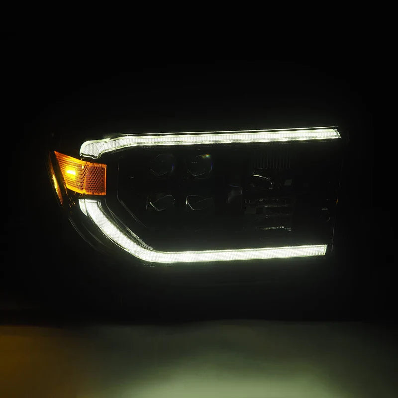 AlphaRex (NOVA-Series) 2007-2013 Toyota Tundra/2008-2017 Toyota Sequoia G2 LED Projector Headlights with Level Adjuster - Chrome