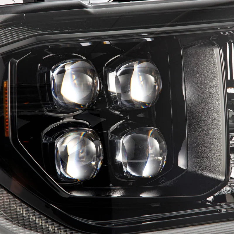 AlphaRex (NOVA-Series) 2007-2013 Toyota Tundra/2008-2017 Toyota Sequoia G2 LED Projector Headlights with Level Adjuster - Alpha Black