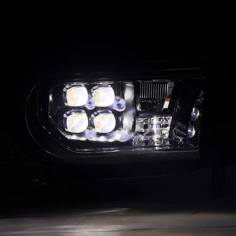AlphaRex (NOVA-Series) 2007-2013 Toyota Tundra/2008-2017 Toyota Sequoia G2 LED Projector Headlights with Level Adjuster - Black