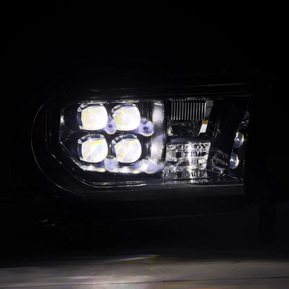 AlphaRex (NOVA-Series) 2007-2013 Toyota Tundra/2008-2017 Toyota Sequoia G2 LED Projector Headlights with Level Adjuster - Chrome