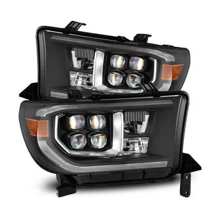 AlphaRex (NOVA-Series) 2007-2013 Toyota Tundra/2008-2017 Toyota Sequoia G2 LED Projector Headlights with Level Adjuster - Black