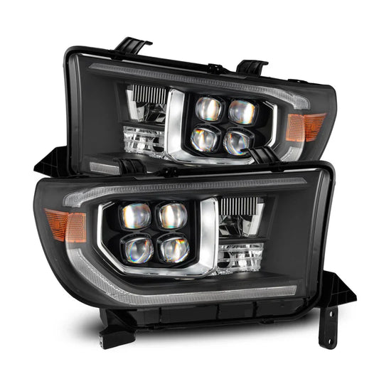 AlphaRex (NOVA-Series) 2007-2013 Toyota Tundra/2008-2017 Toyota Sequoia G2 LED Projector Headlights with Level Adjuster - Black