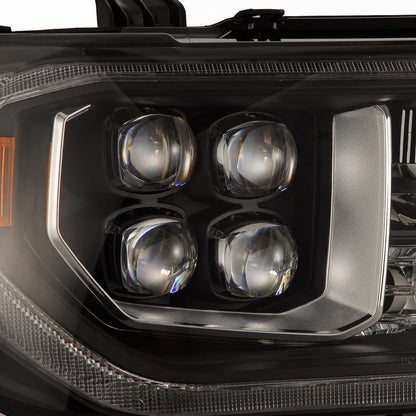 AlphaRex (NOVA-Series) 2007-2013 Toyota Tundra/2008-2017 Toyota Sequoia G2 LED Projector Headlights with Level Adjuster - Black