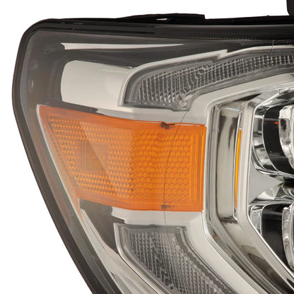 AlphaRex (NOVA-Series) 2007-2013 Toyota Tundra/2008-2017 Toyota Sequoia G2 LED Projector Headlights with Level Adjuster - Chrome