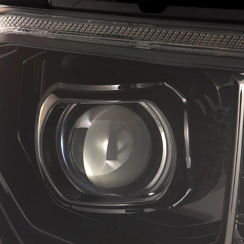 AlphaRex (Pro-Series) 2007-2013 Toyota Tundra/2008-2017 Toyota Sequoia G2 Halogen Projector Headlights without Level Adjuster - Alpha-Black