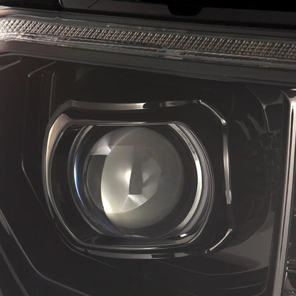 AlphaRex (Pro-Series) 2007-2013 Toyota Tundra/2008-2017 Toyota Sequoia G2 Halogen Projector Headlights without Level Adjuster - Alpha-Black