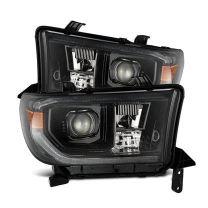 AlphaRex (Pro-Series) 2007-2013 Toyota Tundra/2008-2017 Toyota Sequoia G2 Halogen Projector Headlights without Level Adjuster - Alpha-Black