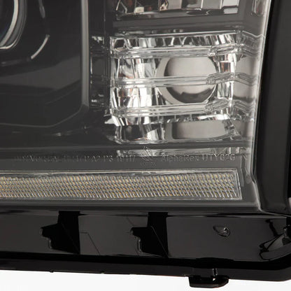 AlphaRex (Pro-Series) 2007-2013 Toyota Tundra/2008-2017 Toyota Sequoia G2 Halogen Projector Headlights  without Level Adjuster - Black