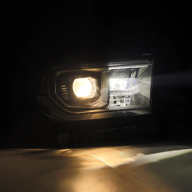 AlphaRex (Pro-Series) 2007-2013 Toyota Tundra/2008-2017 Toyota Sequoia G2 Halogen Projector Headlights without Level Adjuster - Chrome